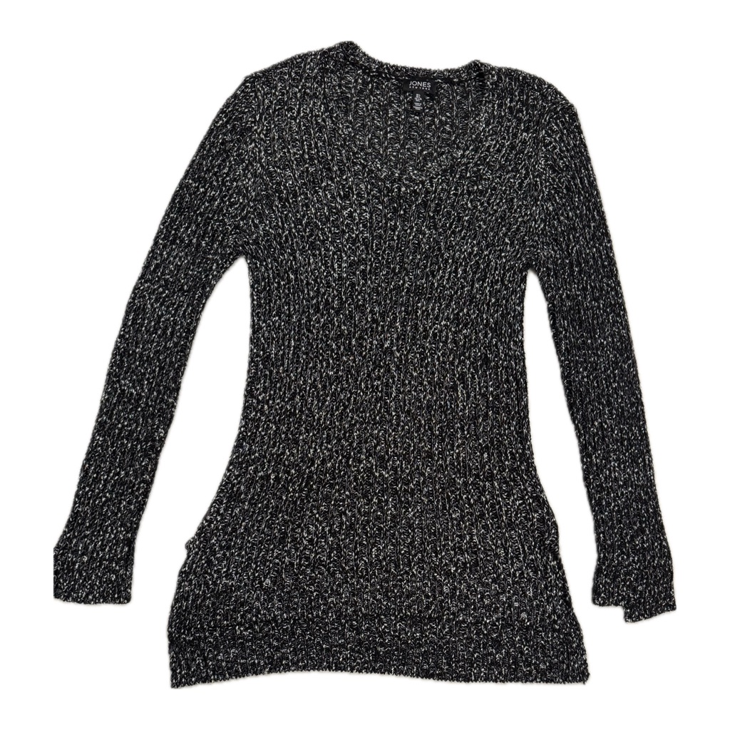 Jones New York Black And White Knit Sweater